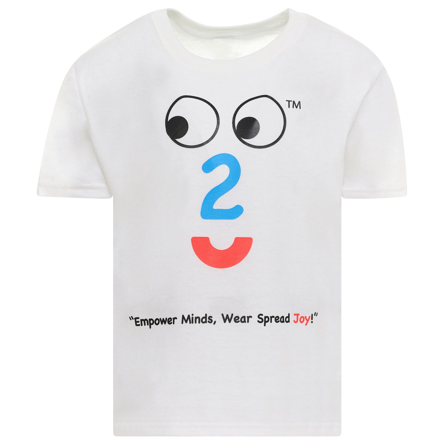 EM-105 Face Mascot "Empower Minds Wear Spread Joy!" Short Sleeve T-Shirt