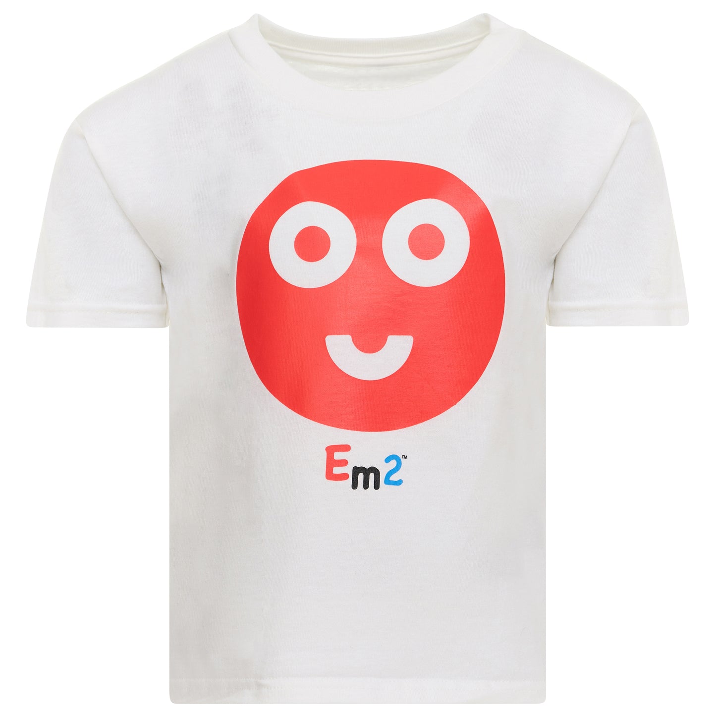 EM-151 Red Smile Face Short Sleeve T-Shirt