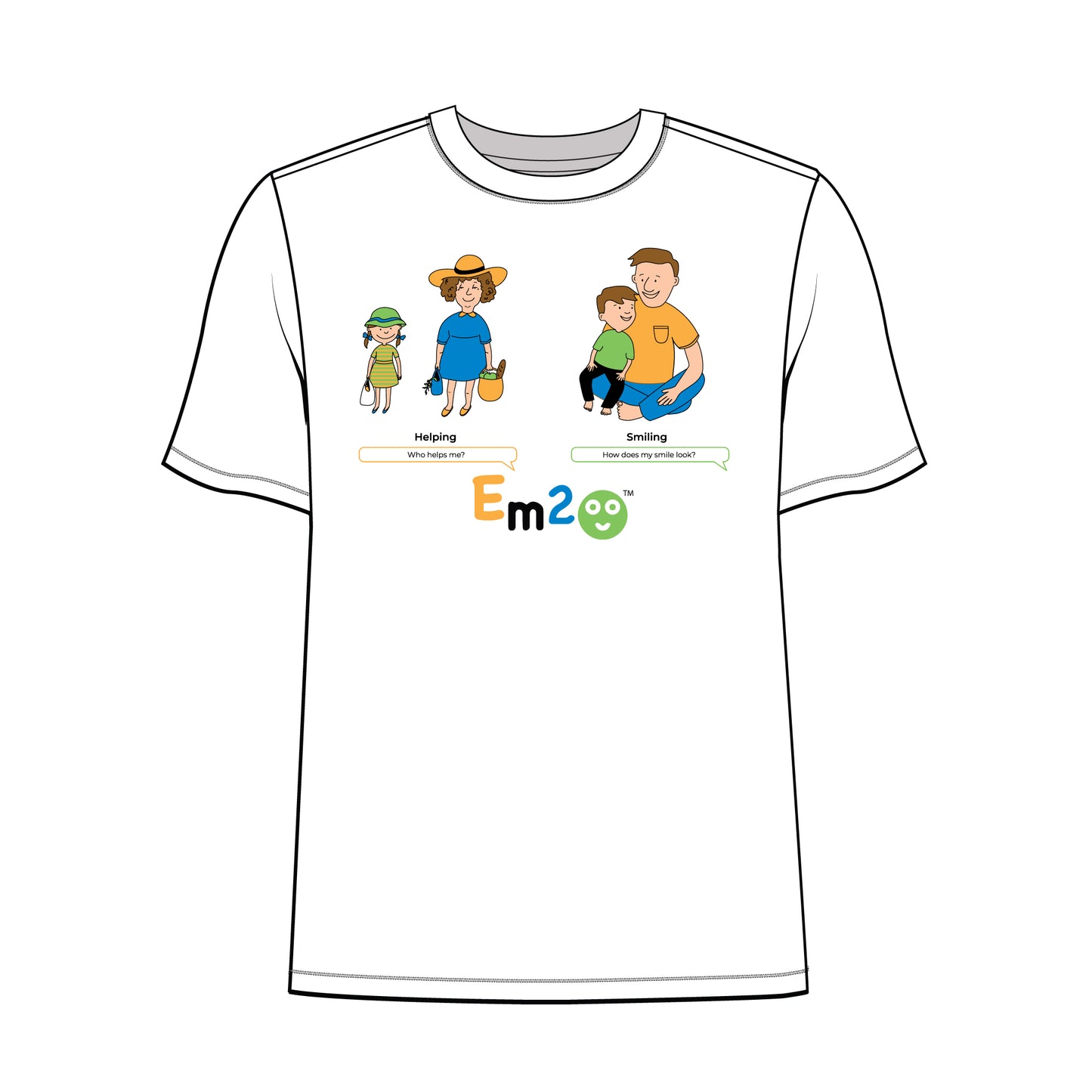 EM-306 Helping Smiling Short Sleeve T-Shirt